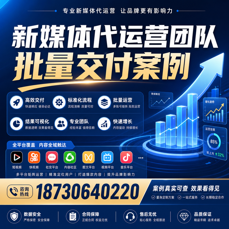 哈尔滨代运营公司多客户账号批量高效交付案例