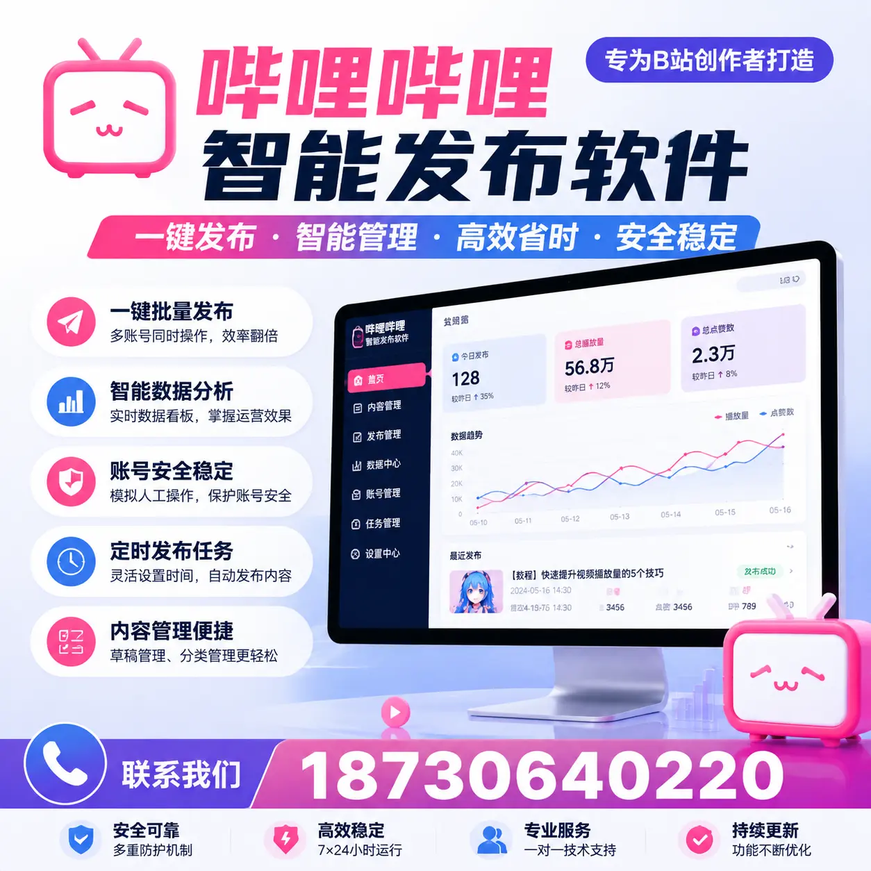 如何选择适合的哔哩哔哩智能发布软件?哈尔滨 用户必看